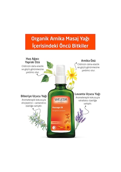 Weleda Arnika Massage-öl Masaj Yağı 100 Ml