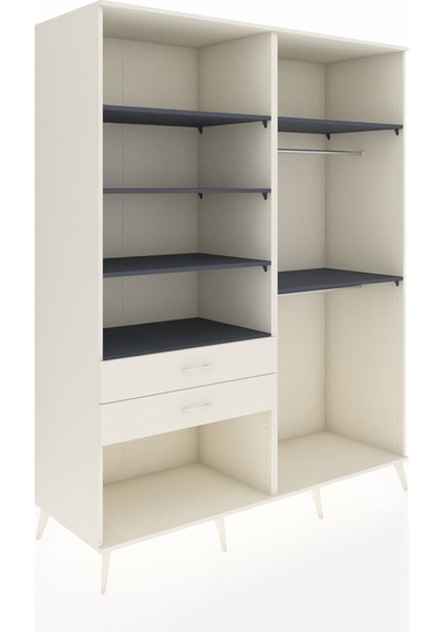 Kronos Gardrop 6 Raflı 2 Çekmeceli 2 Askılı 176x59x221 Aytaşı-antrasit/aytaşı Antrasit/aytaşı Kronos Gardrop 6 Raflı 2 Çekmeceli 2 Askılı 176x59x221 Aytaşı-antrasit/aytaşı Antrasit/aytaşı