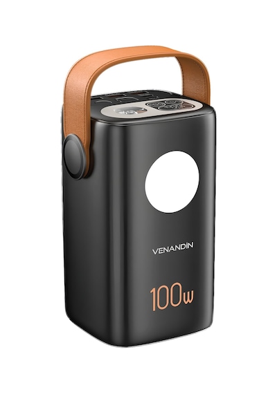 Venandin Pwb60b2 60.000 Mah 100w Pd Powerbank Laptop Şarj Destekli, Led Göstergeli, Aydınlatmalı Ultra Güç Siyah
