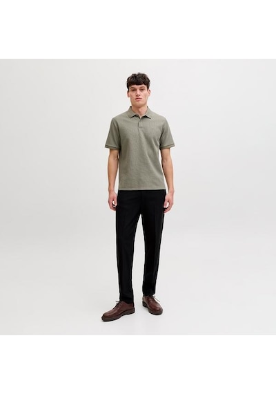 Jack&jones Austin Erkek Kahverengi Polo Yaka Tişört