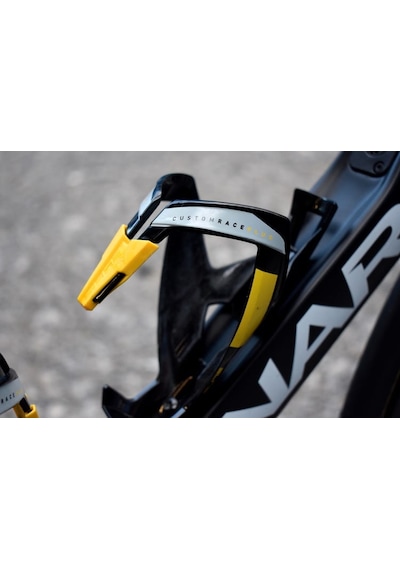 Elite Custom Race Plus Bisiklet Matara Kafesi Siyah-Sarı Gri