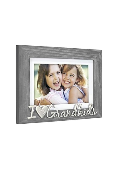 Malden Love My Grandkids Mat Resim Çerçevesi, 21,5 Cm G X 16,5 Cm Y X 1,90 Cm D , Gri