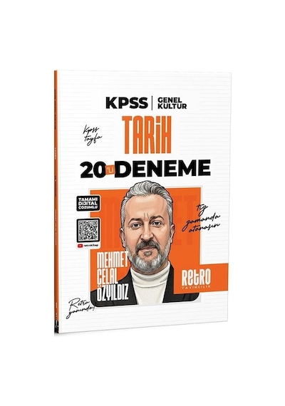 Retro 2026 Kpss Tarih 20 Deneme Çözümlü - Mehmet Celal Özyıldız Retro Yayıncılık