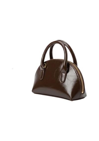 Biem Accessory Biem Kahverengi Oval Mini El Ve Omuz Çantası Çok Renkli