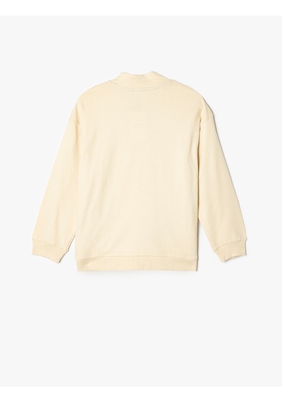 Koton Eşofman Takımı Sweatshirt Ve Şort Set Bej 4skb10080tk Ekru