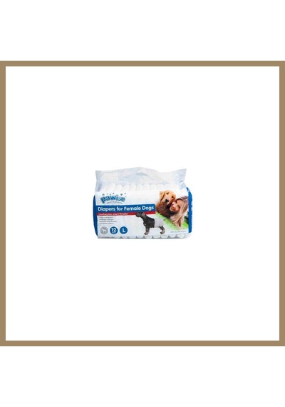 Pawise Köpek Alt Bağlama Pedi Large Siyah 12 Adet 22