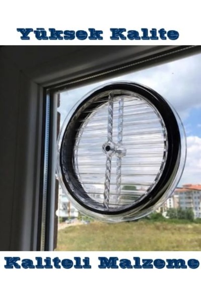 Şeffaf Doğalgaz Cam Menfez Havlandırma Kapağı