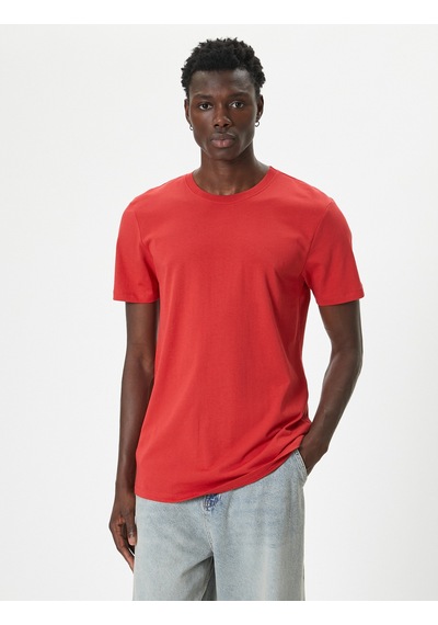 Koton Basic Tişört Slim Fit Bisiklet Yaka Kısa Kollu Kırmızı 4sam10842hk Kırmızı Koton Basic Tişört Slim Fit Bisiklet Yaka Kısa Kollu Kırmızı 4sam10842hk Kırmızı