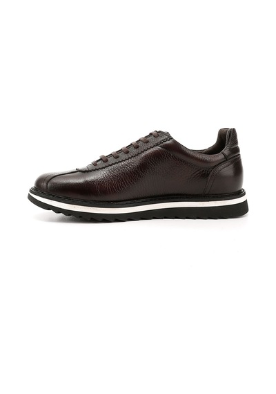 Gönderi(R) Gönderi R Erkek Kahve Antik Bağcıklı Hakiki Deri Comfort Sneaker Ddma80338307 Kahve