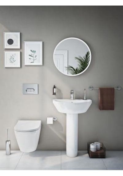 Round A42705 Lavabo Bataryası Krom Çok Renkli