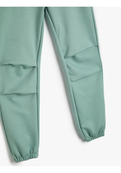 Koton Basic Jogger Eşofman Altı Cepli Beli Bağlamalı Mavi 4wkg40171ak 4WKG40171AK634 Mavi