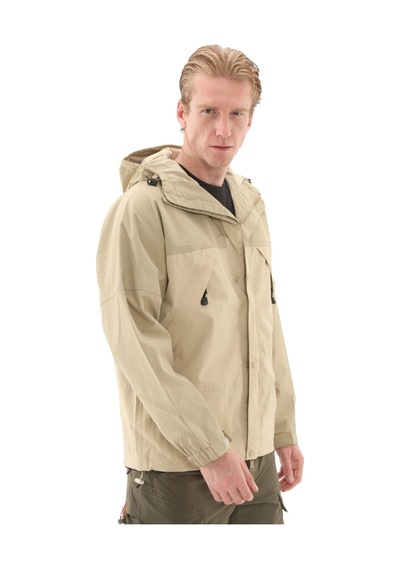 B0a62d3eqd1-r Timberland Wınnıck Archive Waterproof Shell Jacket Erkek Mont Krem B0a62d3eqd1-r Krem