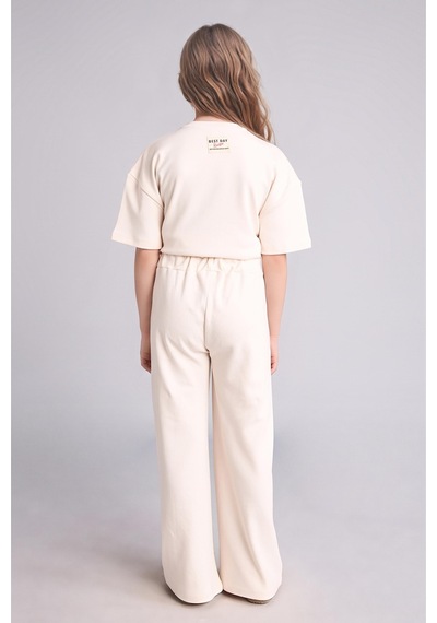Defacto %100 Pamuk Regular Fit 2li Takım Kız Çocuk I0592a826aubg350 Bej-bg350