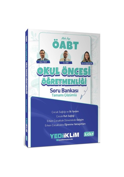 Yediiklim 2027 Meb Ags Öabt Okul Öncesi Öğretmenliği Tamamı Çözümlü Soru Bankası 3 Cilt -170197