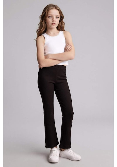 Defacto Standart Boy Krinkıl Tayt Kız Çocuk H7162a826spbn142 Kahve-bn142
