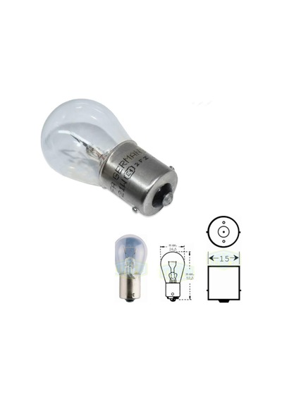 12V 21W Tek Duy Sinyal Ampulü Trifa 10'Lu Paket 00381