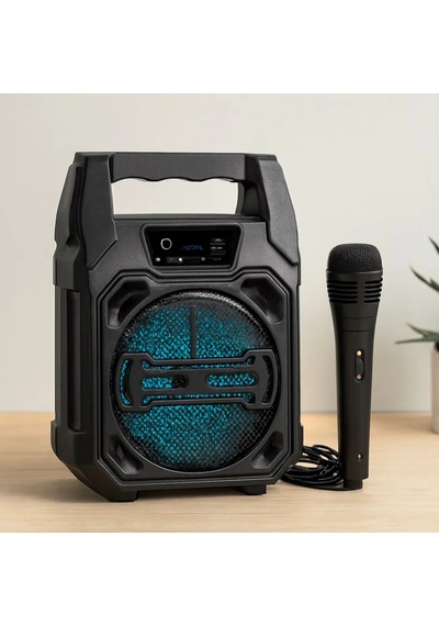 Jenerik Bluetooth Mikrofonlu Kablosuz Hoparlör 6.5'' Usb Şarjlı