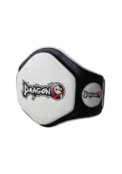 Dragon 40437-P Antrenör Bel Koruyucu Beyaz - Siyah