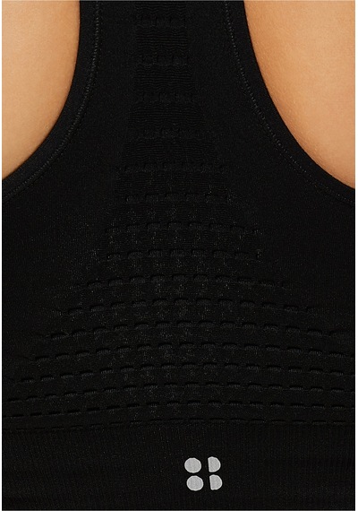 Sweaty Betty Süper Destekli Kadın Spor Sütyeni Siyah