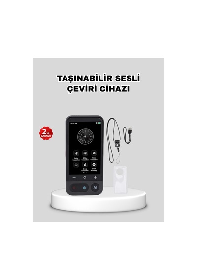 Taşınabilir Akıllı Sesli Çeviri Cihazı 139 Dil Desteği, Dokunmatik Ekran Çok Renkli