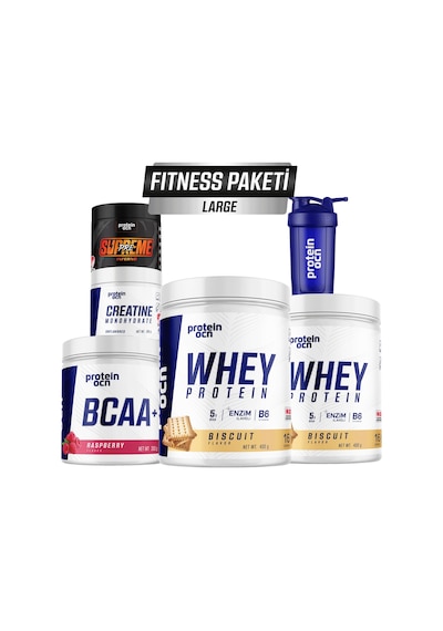 Proteinocean Fıtness Paketi Large - Bisküvi Ahududu