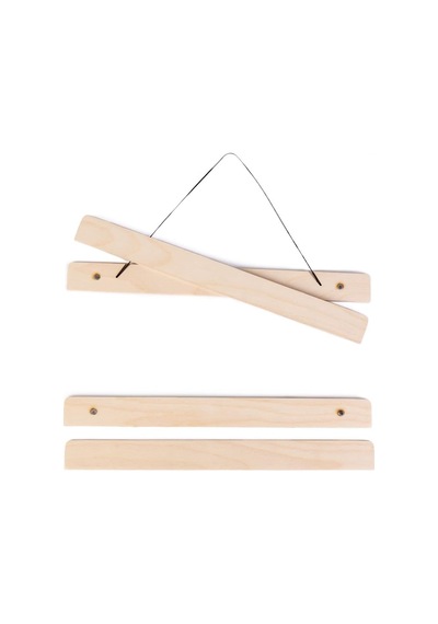 Microwood Mıknatıslı Ahşap Çerçeve, Pratik Çerçeve, Gerçek Ahşap 23cm, Huş