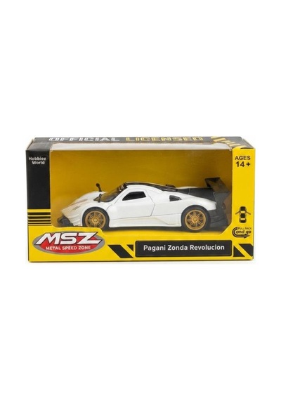 Hobbiez Lisanslı Pagani Zonda Kapıları Açılabilir Model Diecast 1.36 Ölçek Metal Model Araç