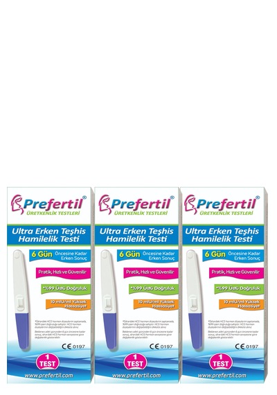 Ultra Erken Teşhis Gebelik/hamilelik Testi - 3 Kutu 3 Test
