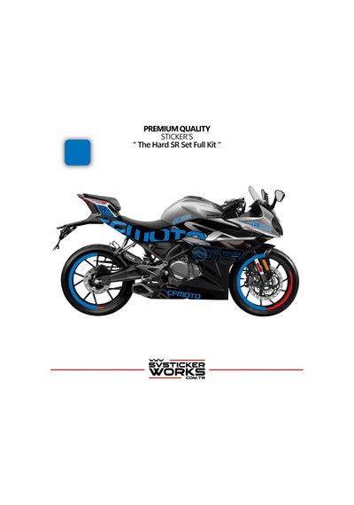 Cfmoto 250sr The Hard Sr Sticker Set Etiket Modeli Yüksek Kalite Set Jant Kaplama li 32334281