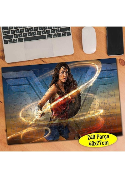 Wonder Women Mucize Kadın 240 Parça Puzzle Yapboz Tablo-7553