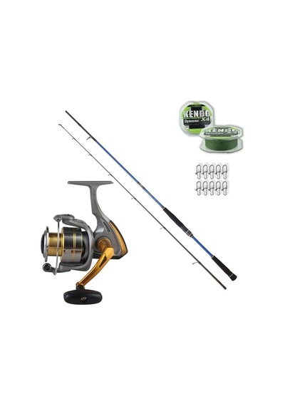 Daiwa Samurai 270cm 14-42gr - Okuma Monkey 3000 Spin Olta Seti