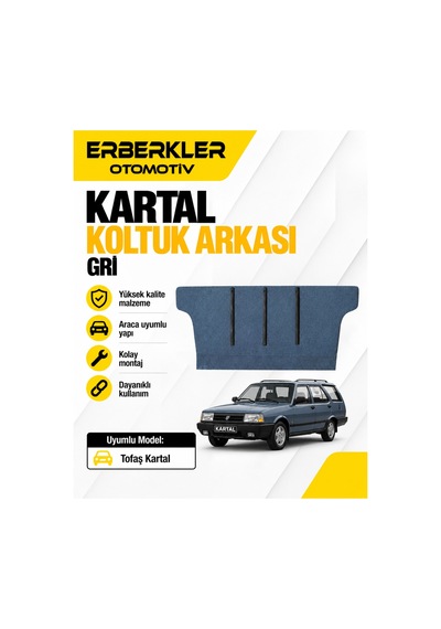 Kartal Koltuk Arkası Gri - Erb094