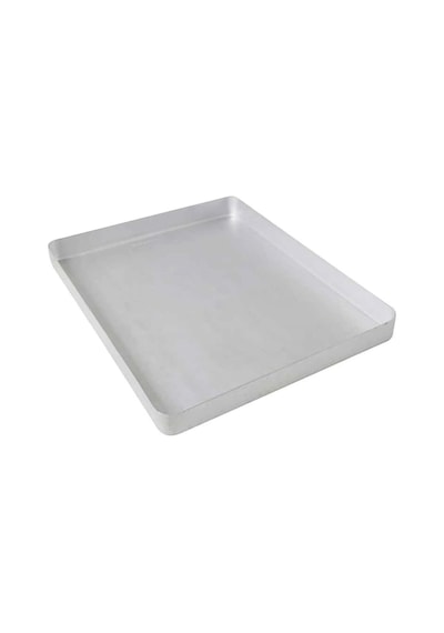 Albergio Alüminyum Baklava Tepsisi 40x30 Cm 3 Cm Derinlik 800 Gr Fırın Tepsisi Gri Diğer