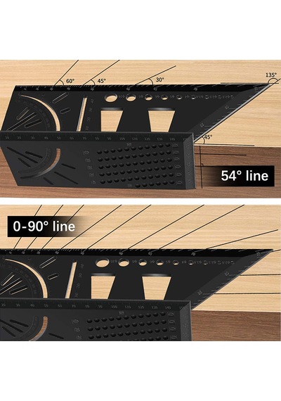Alüminyum Benan Tools Bnn5082 3d Açılı İşaretleme Gönyesi 150 Mm.