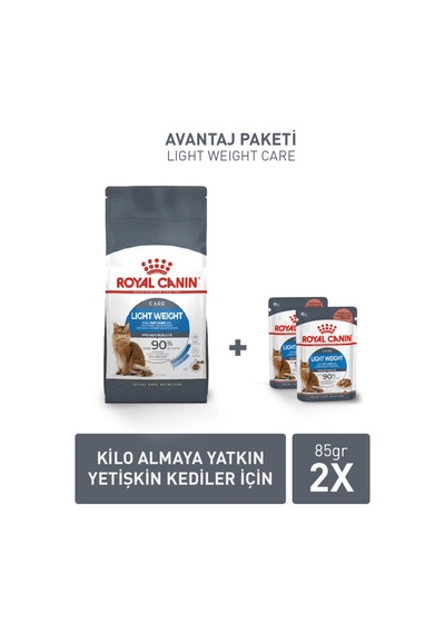 Light Weight Care 1.5 Kg + Light Weight Gravy X 2 Adet Hediye