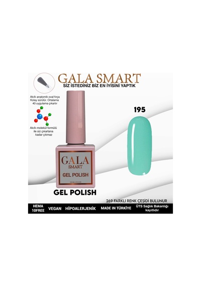 Gala Smart Classic Kalıcı Oje 10 Mle No:195