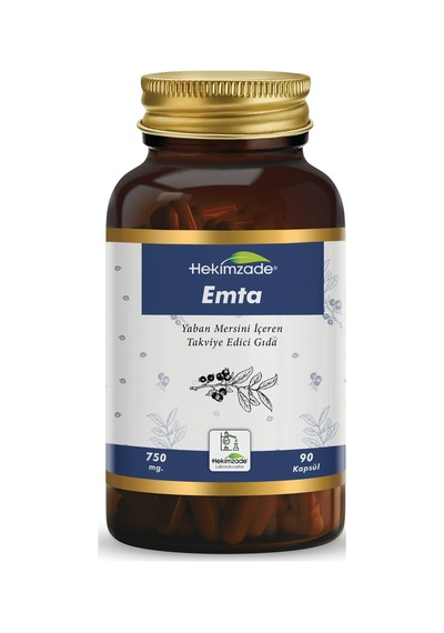Hekimzade Emta Yaban Mersini İçeren Takviye Edici Gıda 750mg 90 Kapsül