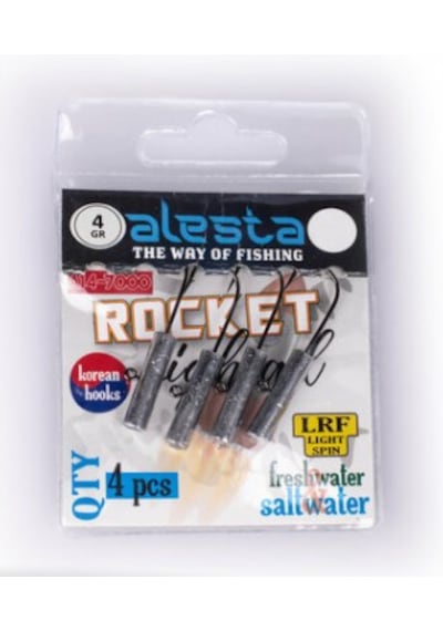 Alesta Rocket Jıghead Ham 4 Adet 1gr