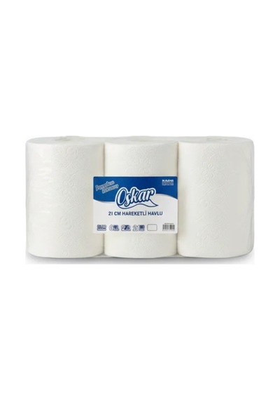 2,5 Kg 21cm Hareketli Havlu 6 Rulo