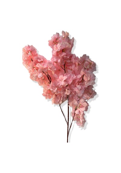 Cihan Çiçekçilik Yapay Lux Bahar Dalı Demeti 100 Cm Soft Pembe