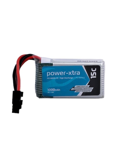 Power-xtra Px1000xl2s - 2s1p - 7.4v 1000 Mah Li-polymer Pil -15c