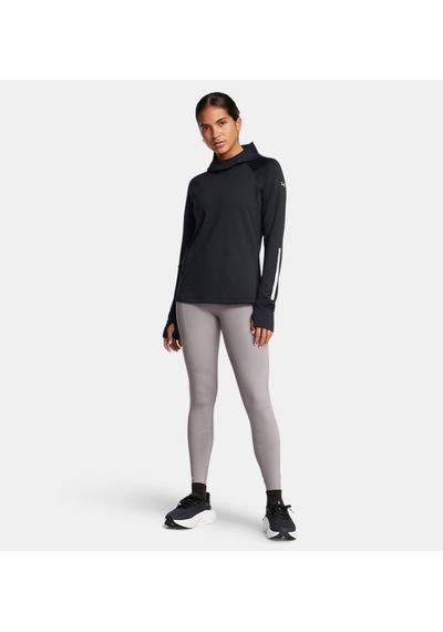 Under Armour - Kadın Ua Launch Elite Cw Tayt 1386351-015 Tetra Gray Reflective Gri
