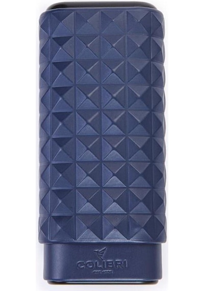 Colibri Quasar Lacivert Üçlü Deri Puro Kılıfı 60 Ring