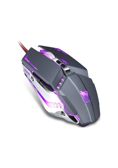T-Wolf V7 Macro Programing Kablolu RGB Optik Oyuncu Mouse