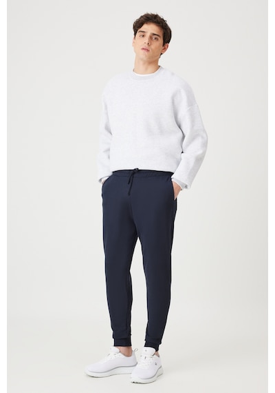George Henry Standart Fit Normal Kesim 2 İplik Cepli Rahat Recycle Pamuklu Jogger Eşofman Altı Lacivert