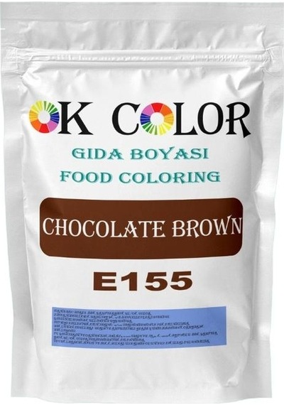 Ok Color Chocolate Brown E155 Kahveren Gi Toz Gıda Boyası  50 G