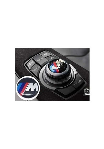 Bmw M Uyumlu Joystick Konsol Sticker Şık Kaliteli Arma Logo 29 Mm Mjoystick