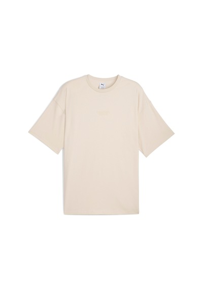 Puma Pl Lifestyle Tee Erkek Yetişkin T-shirt Krem