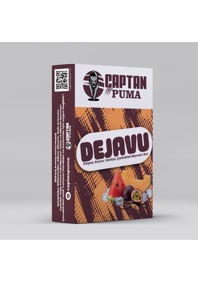 Captan Puma Dejavu - Karpuz, Kavun, Vanilya, Çarkıfelek Meyvesi, Buz Aromalı Mela 50gr.