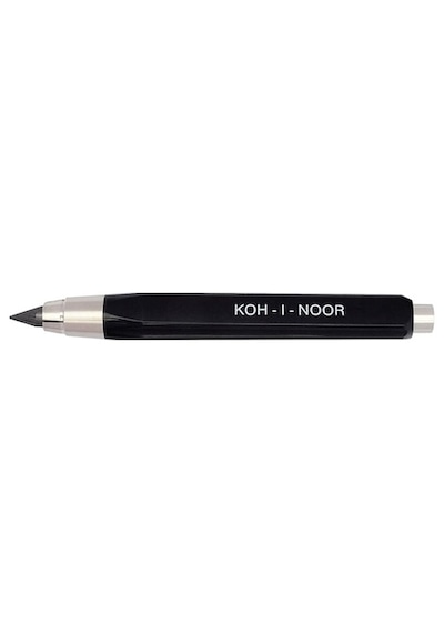 Koh-I Noor 5344 5.6 Mm. Üçgen Portmin Versatil Kalem Siyah